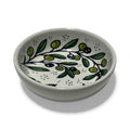 Handmade ceramic Olives design bowl (3.5”)made in Palestine