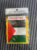 Palestine Flag Car Windshield Suction Attachment, Free Palestine
