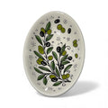 Handmade ceramic 6.5”and 4.5”wide olive branches soap dish made in hebron