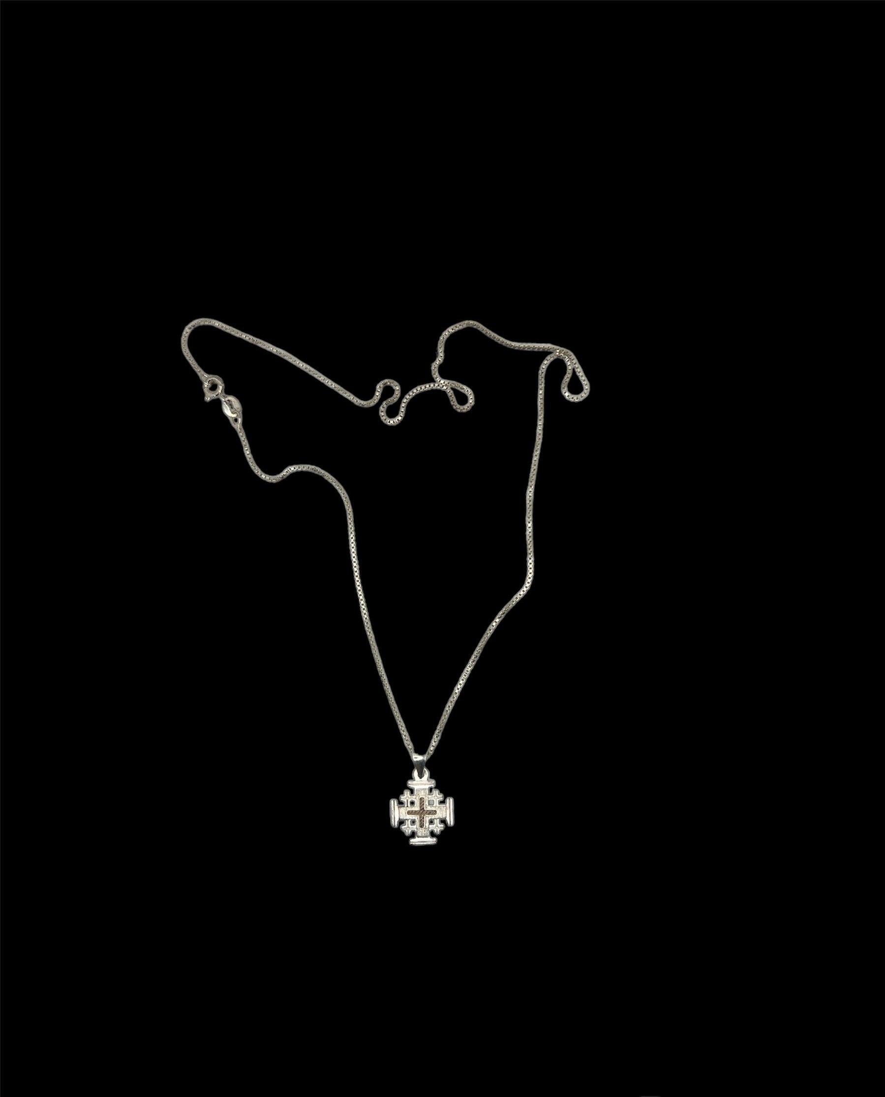 Jerusalem 925 silver necklaces. Made in Palestine.