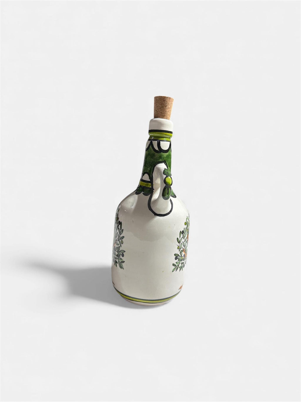 Handmade ceramic olive tree design zeit (8”)made in Hebron