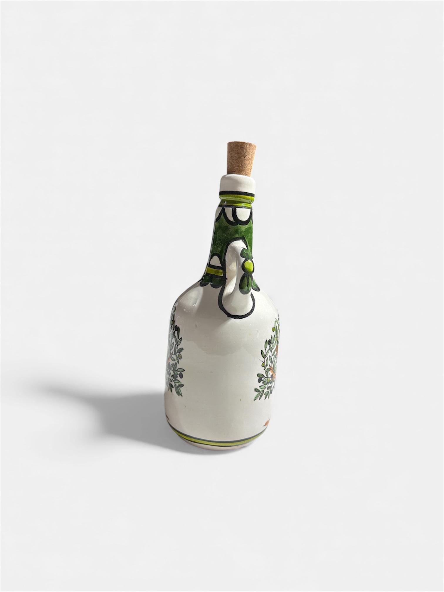 Handmade ceramic olive tree design zeit (8”)made in Hebron