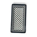 Handmade ceramic Kufiyeh design rectangular dish (8”)made in Hebron Palestine