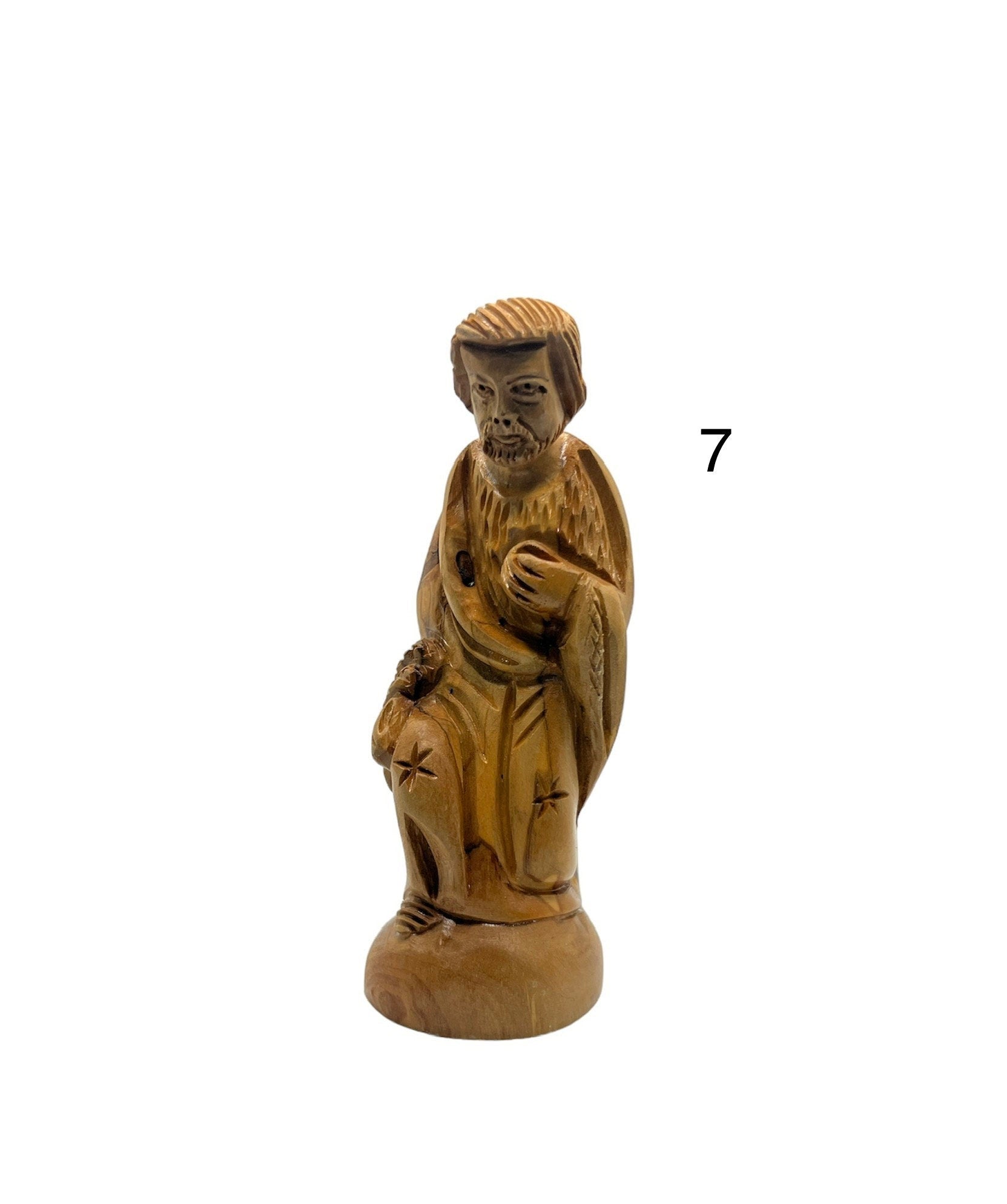 Hand Carved Olive Wood. Made in Bethlehem Palestine.