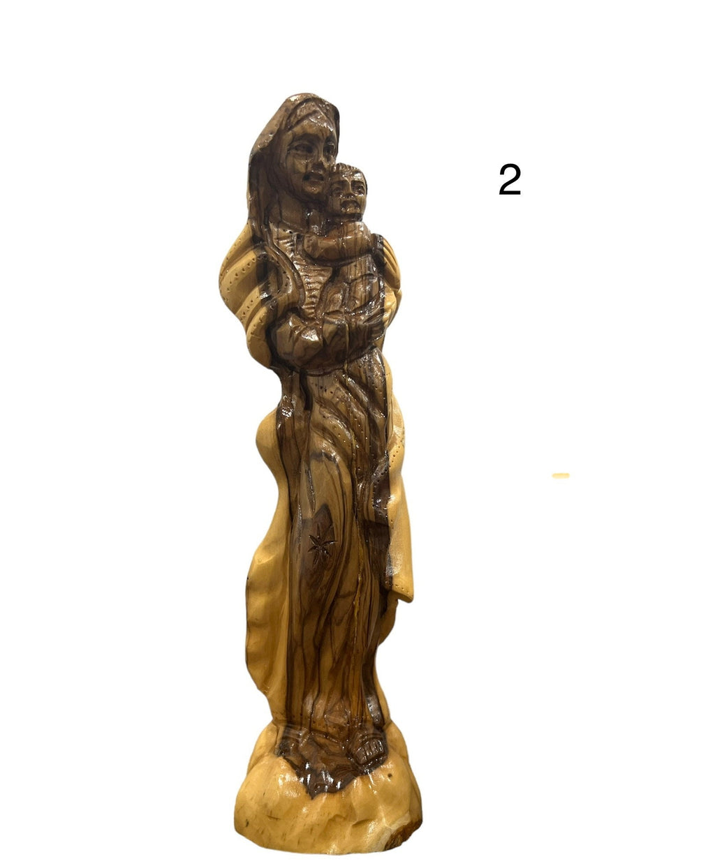 Hand carved Olive Wood. Made in Bethlehem, Palestine.
