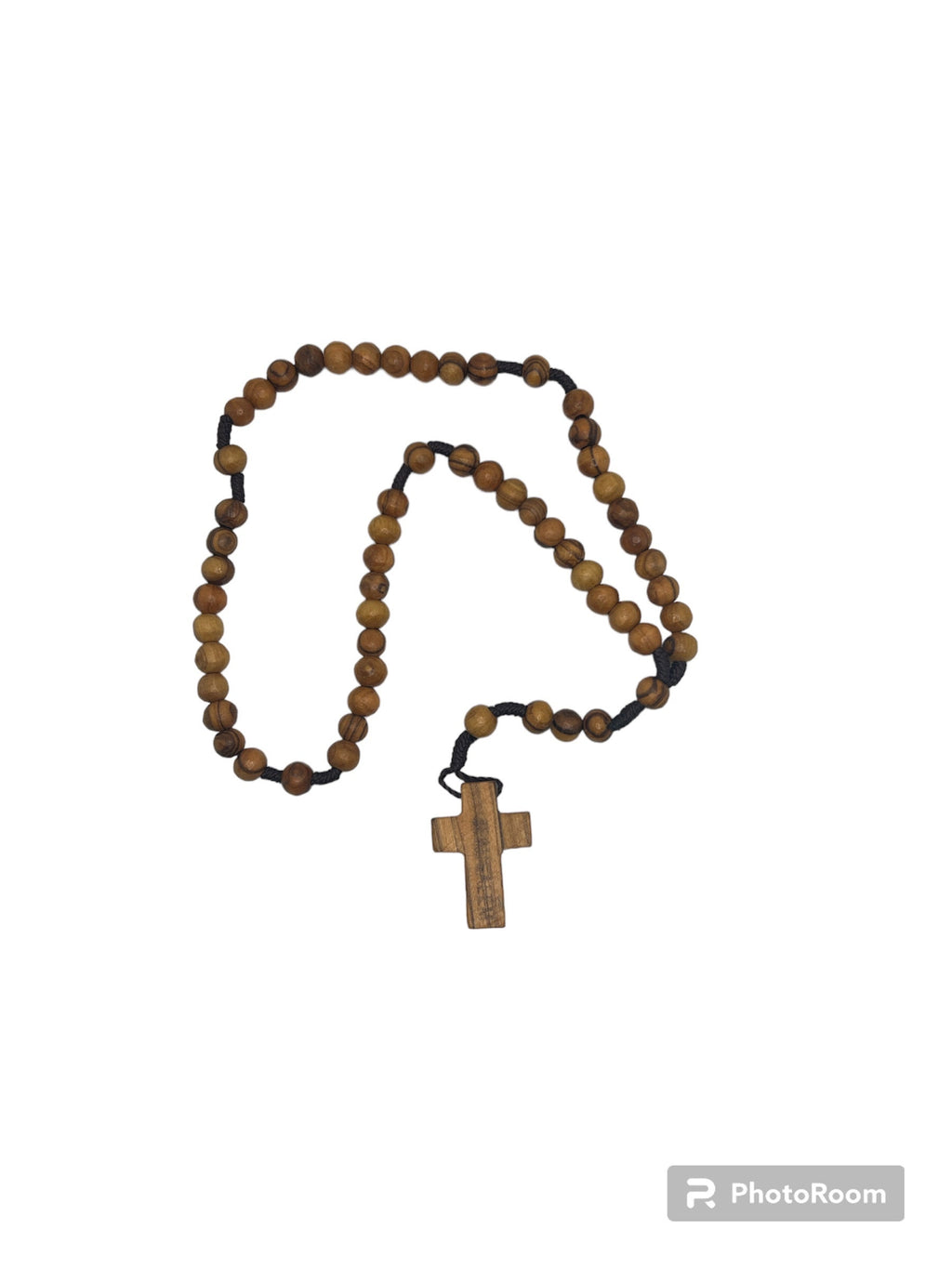 Handmade Bethlehem aged olive Wood Rosary Made in , Palestine.
