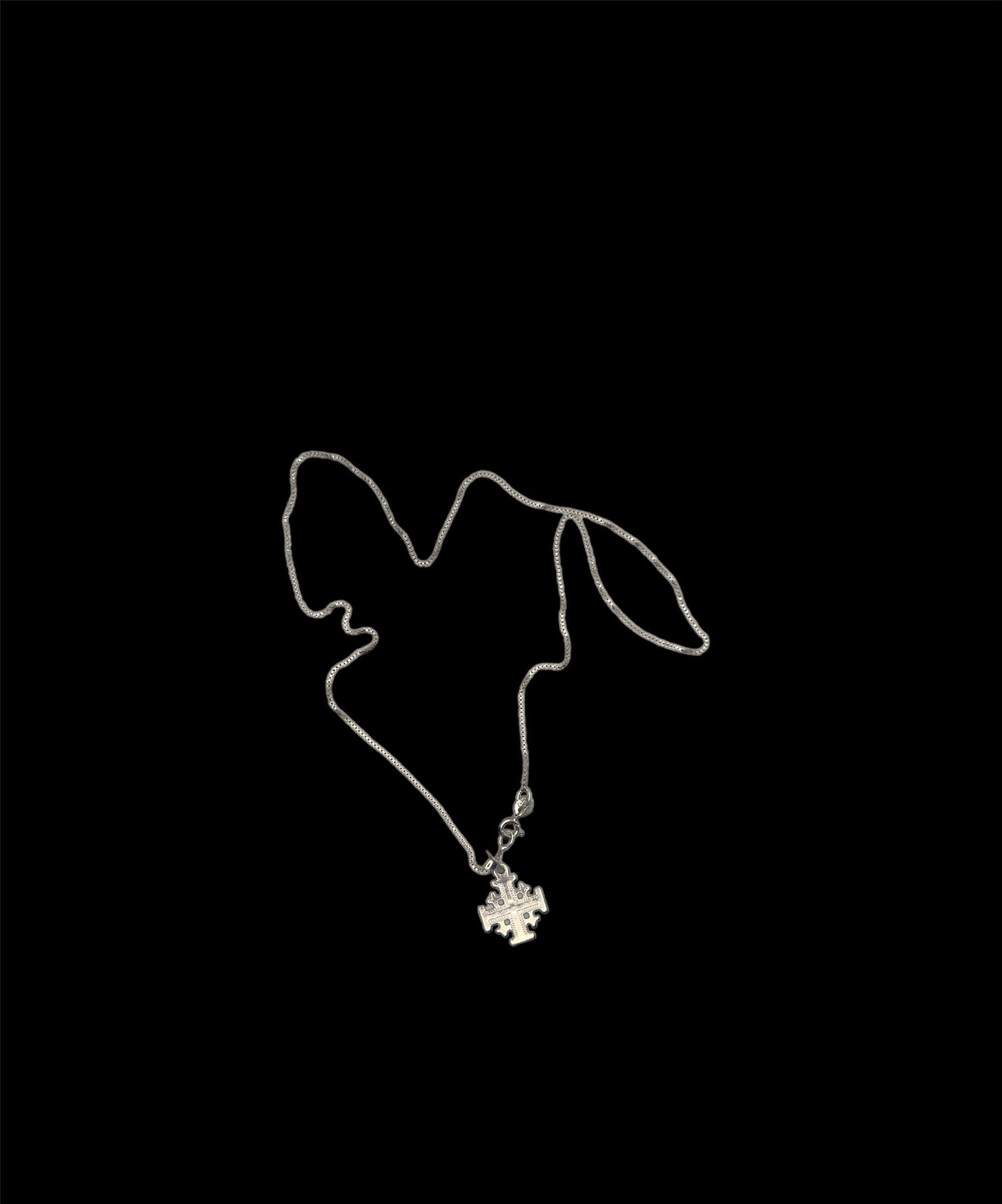 Jerusalem 925 silver necklaces. Made in Palestine.