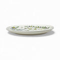 Handmade Ceramic round olive branches serving plate 7” handmade in Hebron