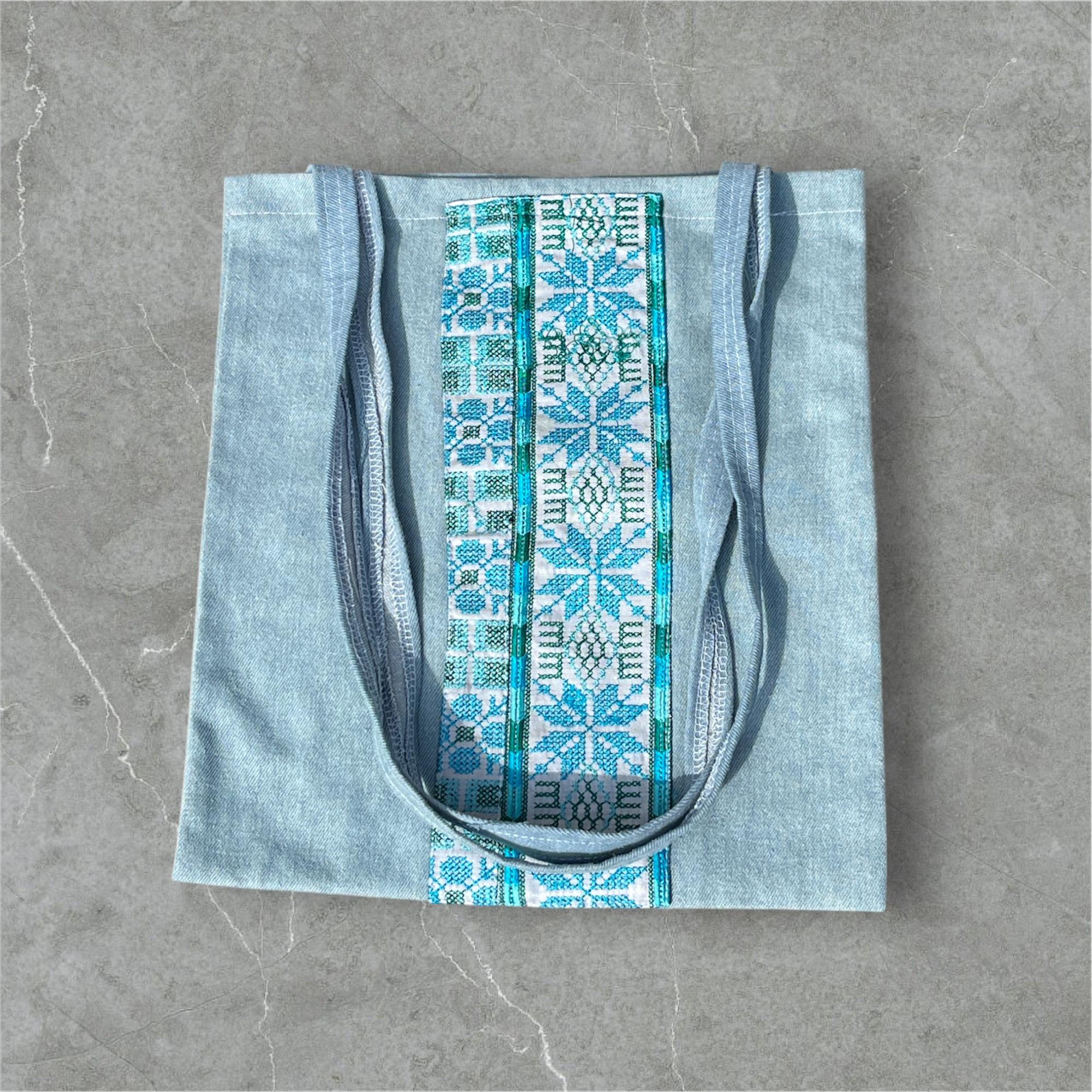 embroidered Carry bag. Made in Palestine