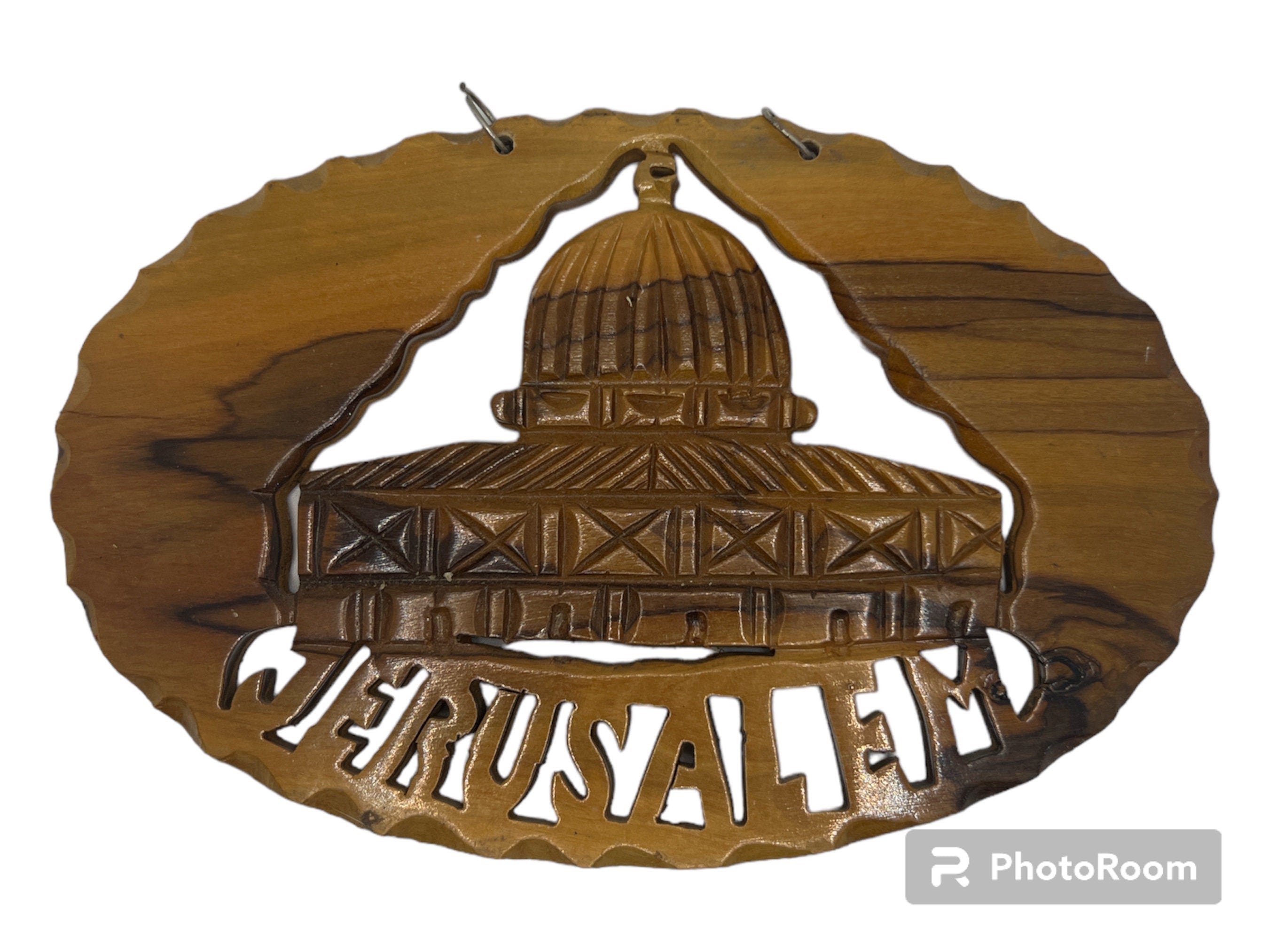 Handmade aged Olive Wood. Made in Bethlehem, Palestine.
