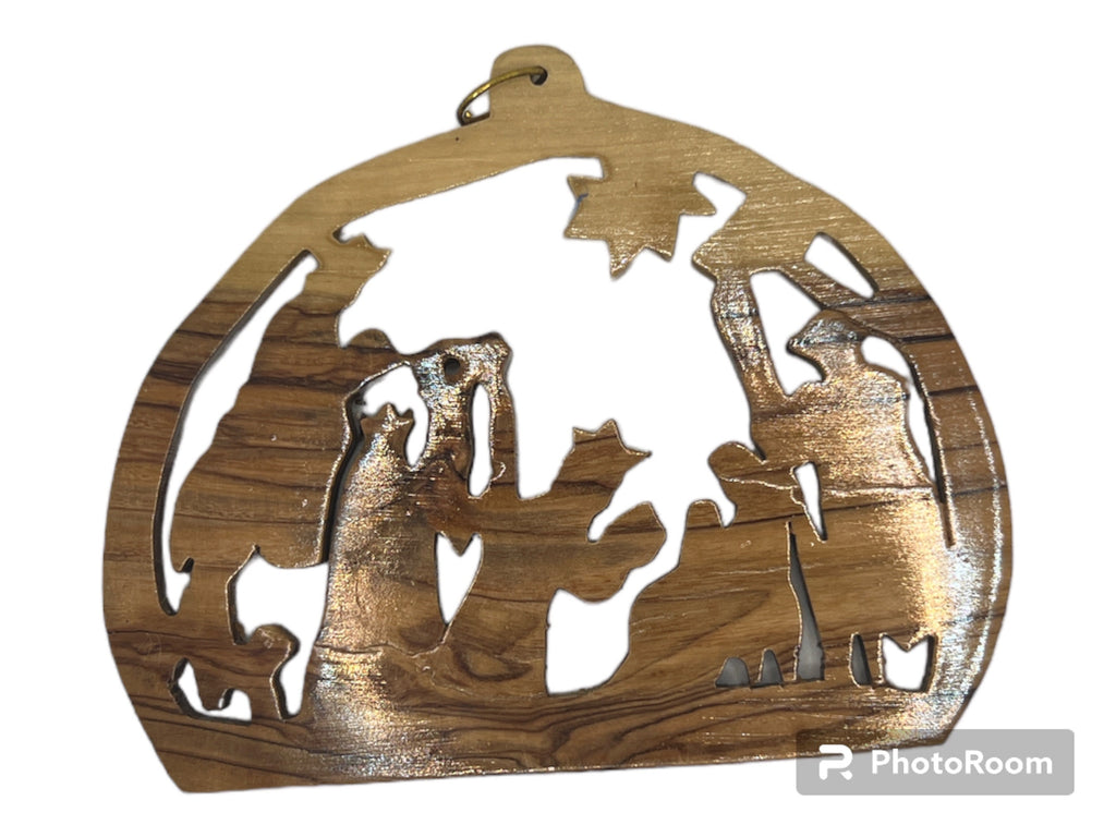 Handmade aged Olive Wood. Made in Bethlehem, Palestine.