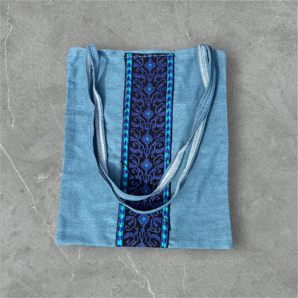 embroidered Carry bag. Made in Palestine