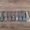 Handmade Ceramic spoon rest made in Hebron/Palestine by Fakhouri family