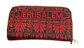 Palestinian Made Thobe Style Red Embroidered Wallets, Jerusalem, Bethlehem, Free Palestine