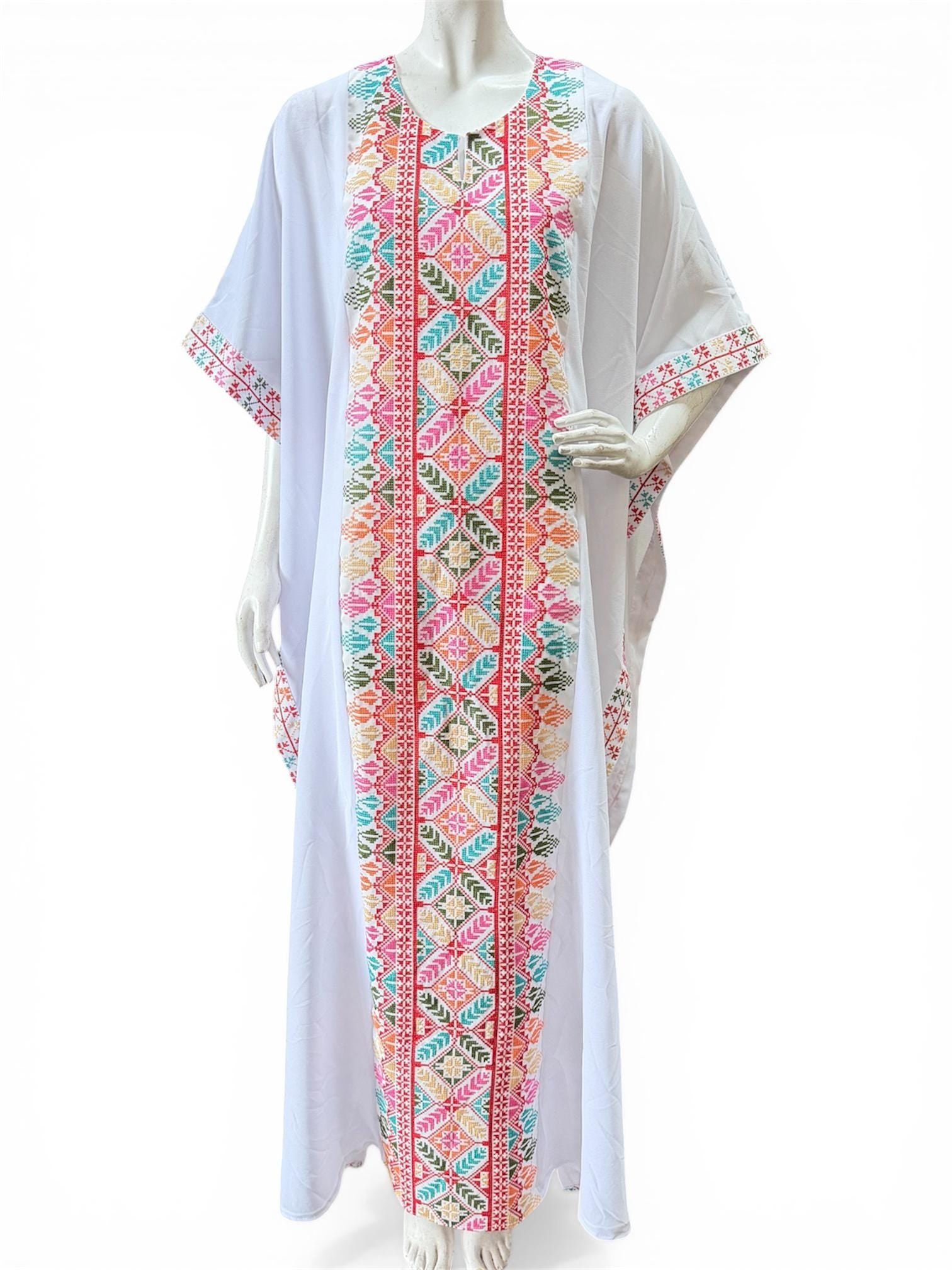 Traditional Embroidered Palestinian thobe
